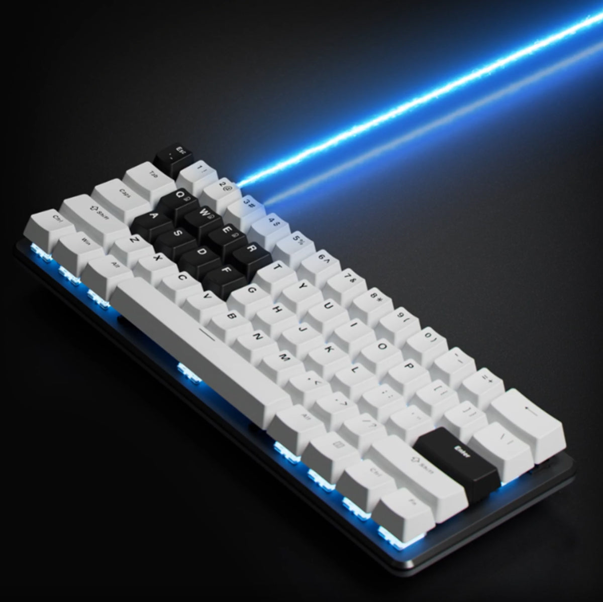 Pulsar PCMK 3 HE 60 ANSI Hall Effect Magnetic Gaming Keyboard (White) (PCMK3HE601W)