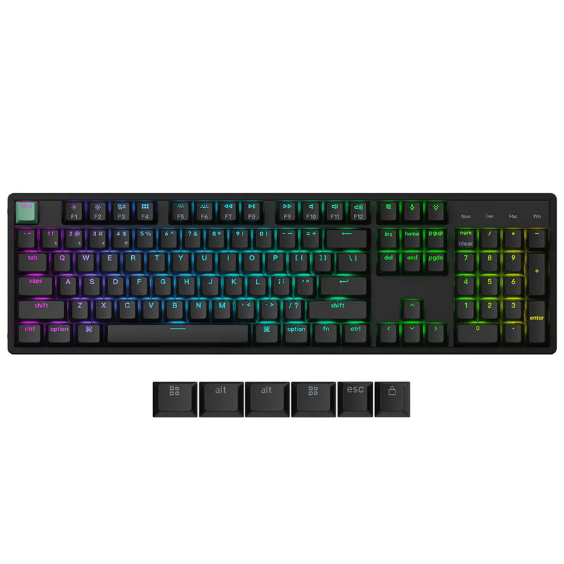 Keychron K10 HE Standard Version Full Size Wireless Magnetic Switch Custom Keyboard - Black