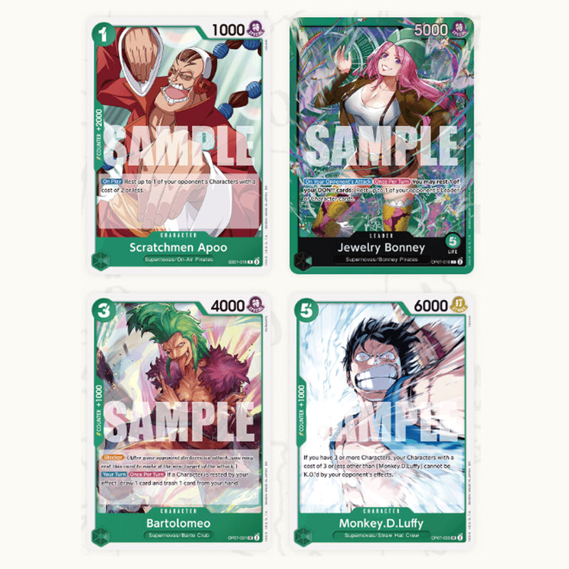 One Piece Card Game Starter Deck Green Jewelry Bonney (ST-24)