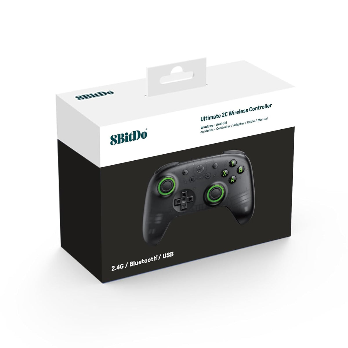 8Bitdo Ultimate 2C Wireless Controller for Windows/ Android (Transparent Black) (81HD)