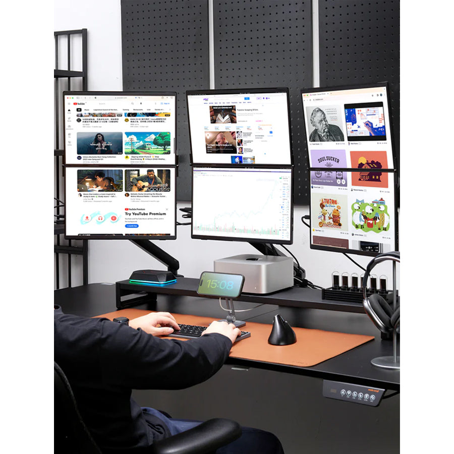 JSAUX FlipGo Pro 16" Dual Stacked Portable Monitor (Black) (PM0205)