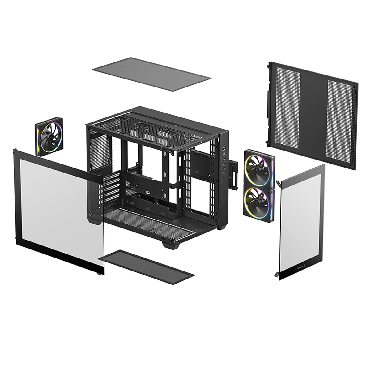 DeepCool CL6600 ATX PC Case with 360mm ARGB Liquid Cooler