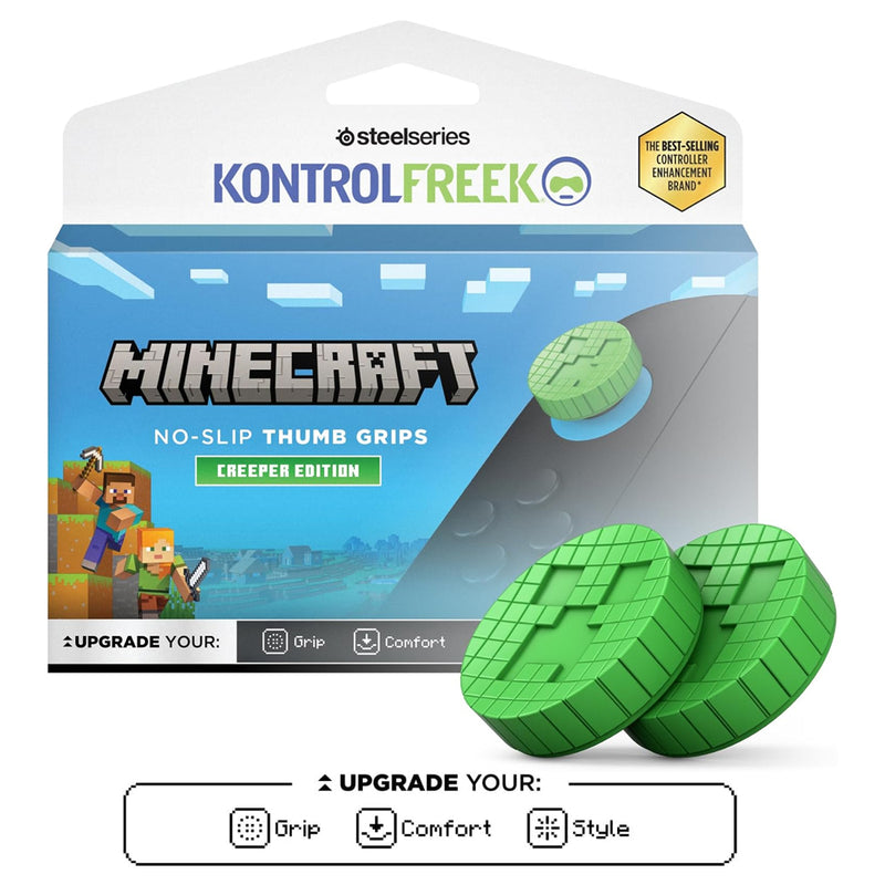 SteelSeries Kontrolfreek No-Slip Thumb Grips Minecraft Creeper Edition for Nintendo Switch 2