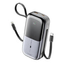 Vyvylabs Power Lite Digital Display Power Bank 20000mAh 65W with C+L Fast Charging Cable
