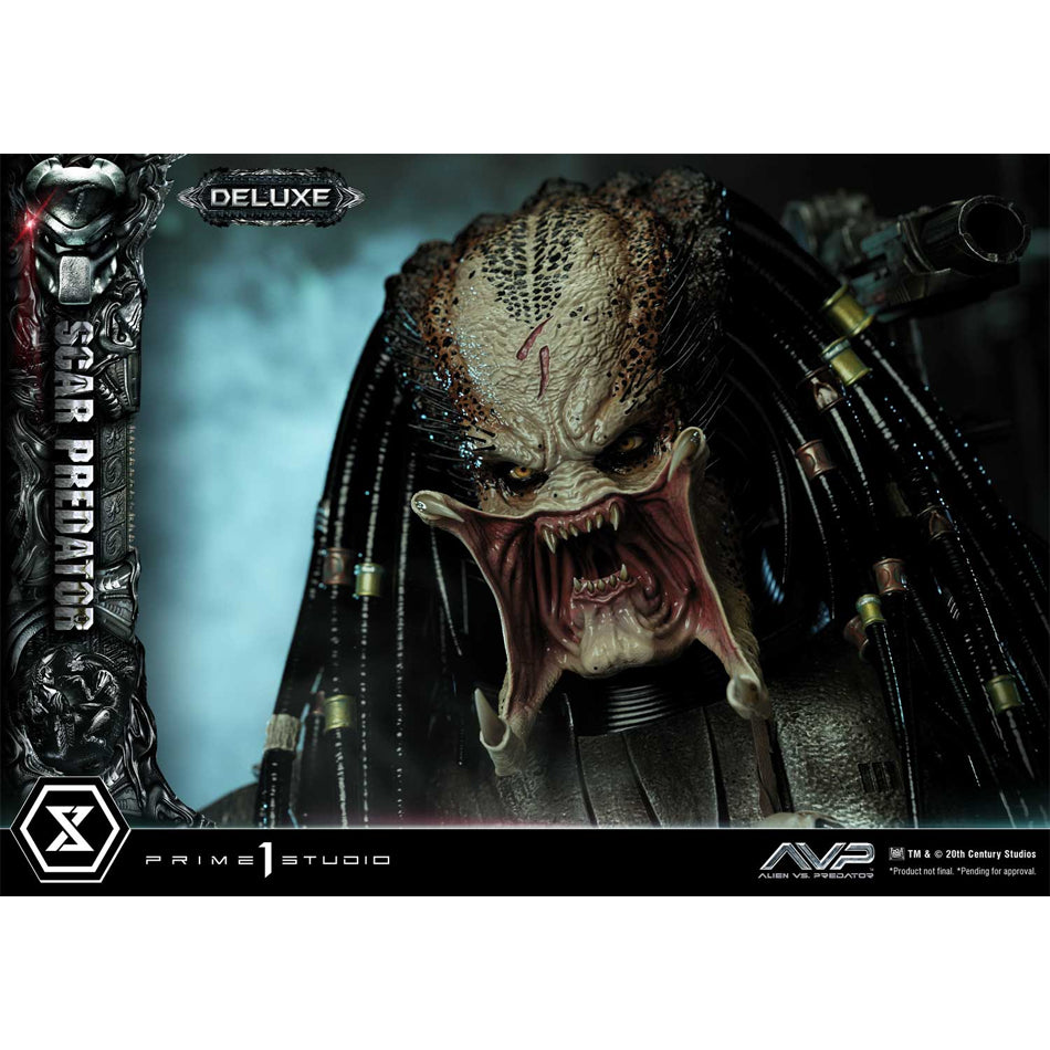 Prime 1 Studio Museum Masterline Alien vs. Predator (Film) Scar Predator DX Bonus Version (MMPR-04DXS)