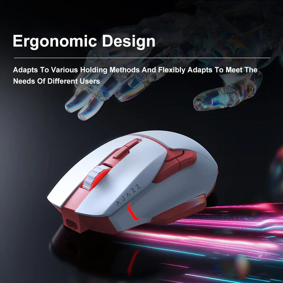 Ajazz AJ039 Tri-Mode Gaming Mouse