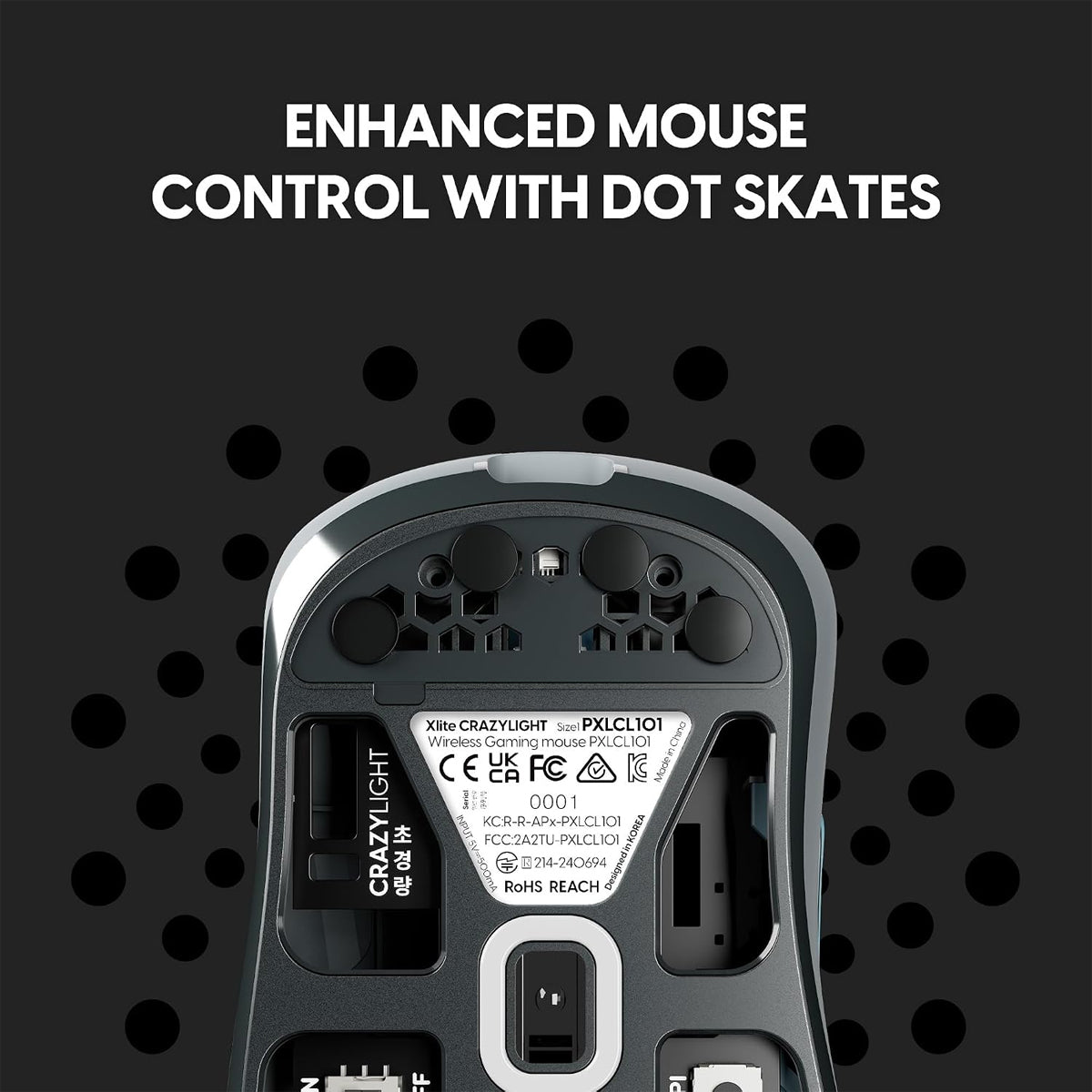 Pulsar Xlite CrazyLight 8K Polling Rate eSports Gaming Mouse Mini