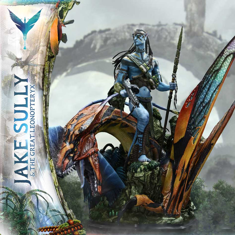 Real Elite Masterline Avatar (Film) Jake Sully & The Great Leonopteryx Avatar Legacy Collection