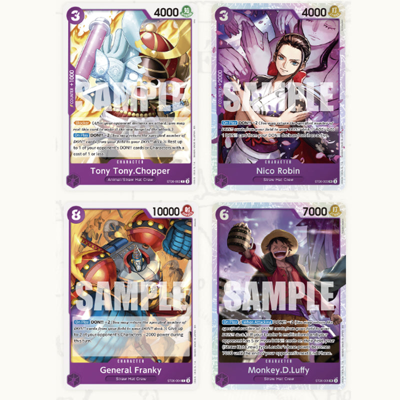 One Piece Card Game Starter Deck Purple/Black Monkey.D.Luffy (ST-26)