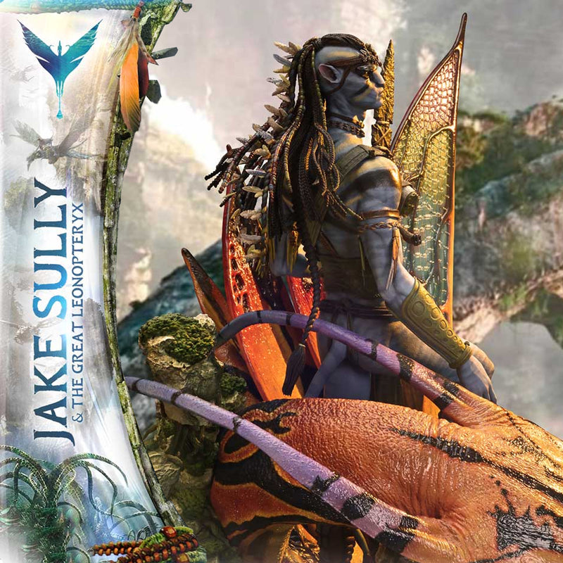 Real Elite Masterline Avatar (Film) Jake Sully & The Great Leonopteryx Avatar Legacy Collection