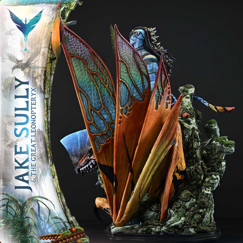 Real Elite Masterline Avatar (Film) Jake Sully & The Great Leonopteryx Avatar Legacy Collection