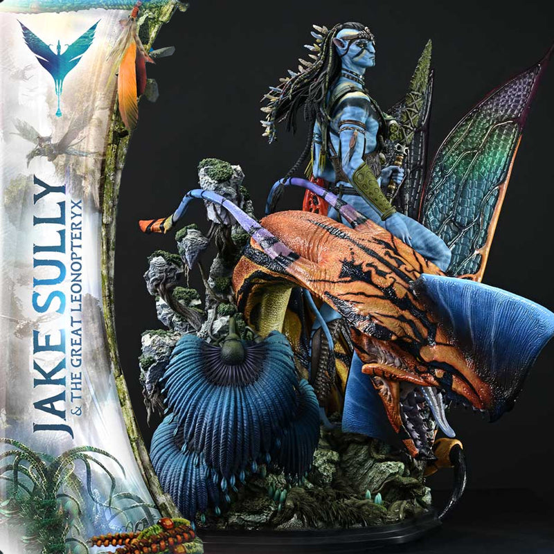 Real Elite Masterline Avatar (Film) Jake Sully & The Great Leonopteryx Avatar Legacy Collection