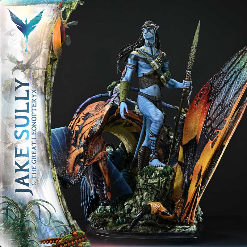 Real Elite Masterline Avatar (Film) Jake Sully & The Great Leonopteryx Avatar Legacy Collection