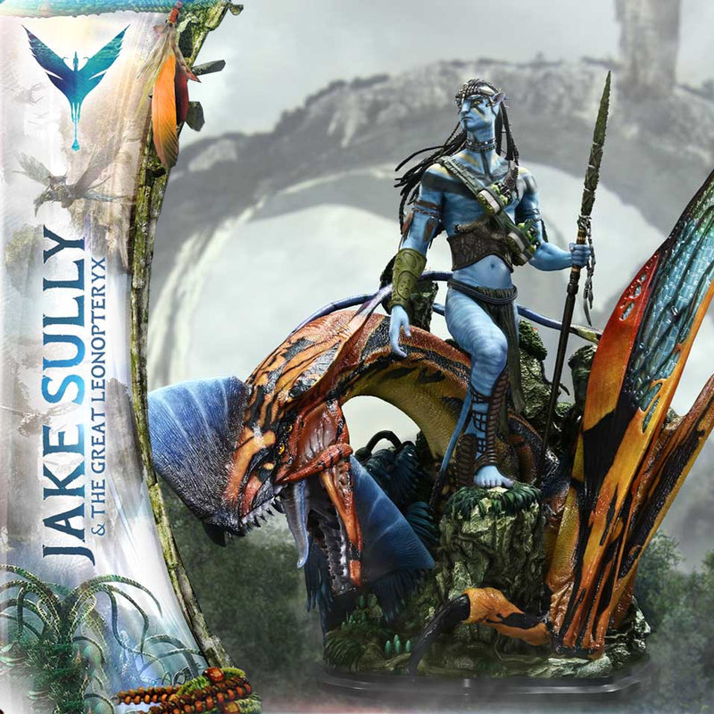 Real Elite Masterline Avatar (Film) Jake Sully & The Great Leonopteryx Avatar Legacy Collection