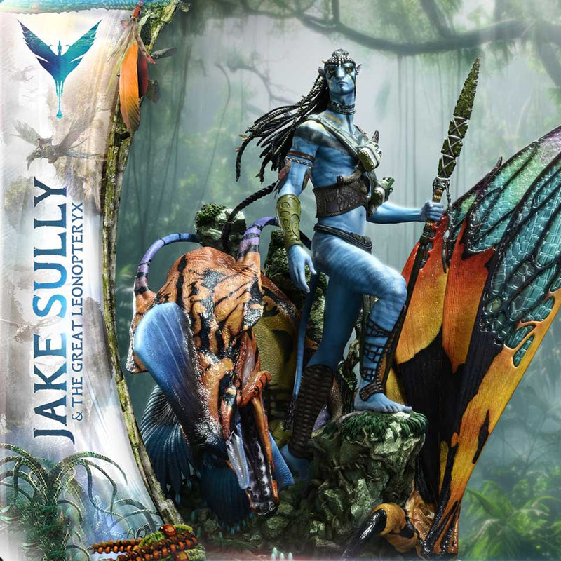 Real Elite Masterline Avatar (Film) Jake Sully & The Great Leonopteryx Avatar Legacy Collection