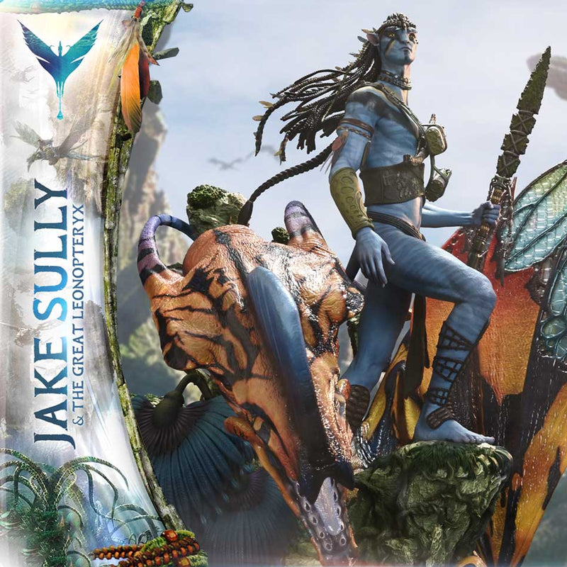 Real Elite Masterline Avatar (Film) Jake Sully & The Great Leonopteryx Avatar Legacy Collection