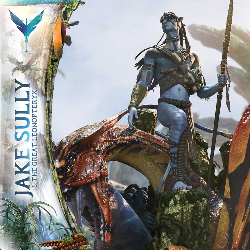 Real Elite Masterline Avatar (Film) Jake Sully & The Great Leonopteryx Avatar Legacy Collection