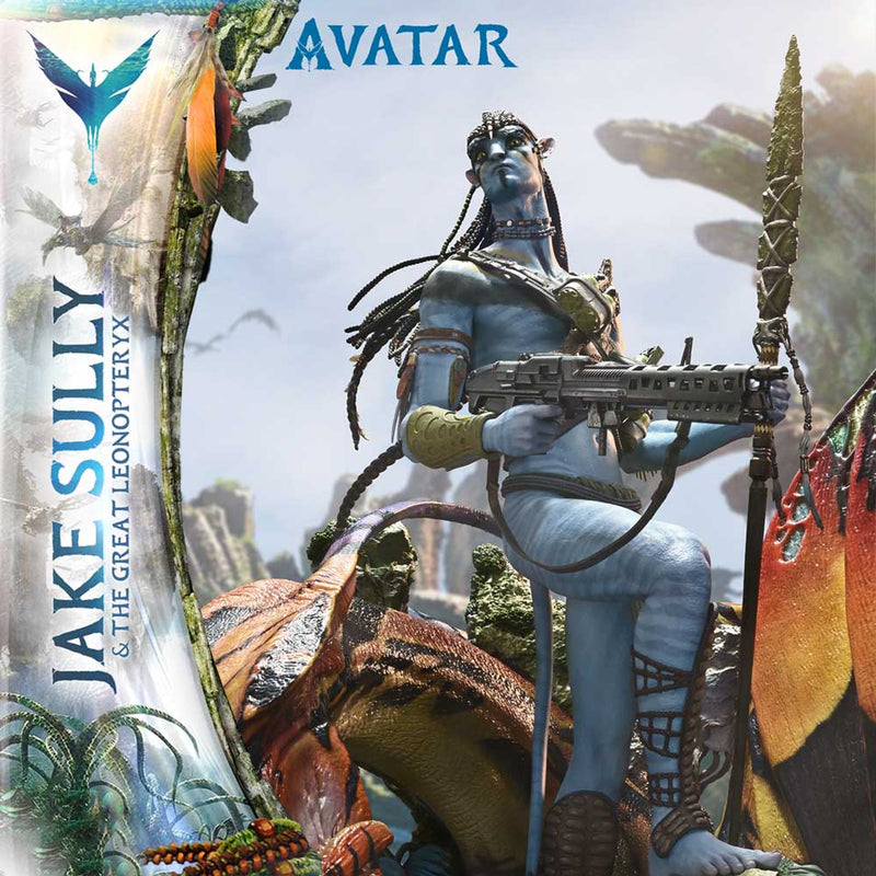 Real Elite Masterline Avatar (Film) Jake Sully & The Great Leonopteryx Avatar Legacy Collection