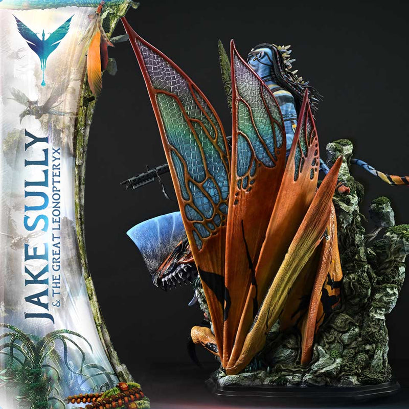 Real Elite Masterline Avatar (Film) Jake Sully & The Great Leonopteryx Avatar Legacy Collection