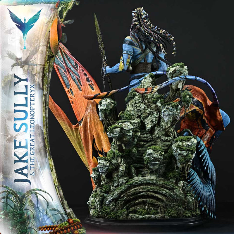 Real Elite Masterline Avatar (Film) Jake Sully & The Great Leonopteryx Avatar Legacy Collection