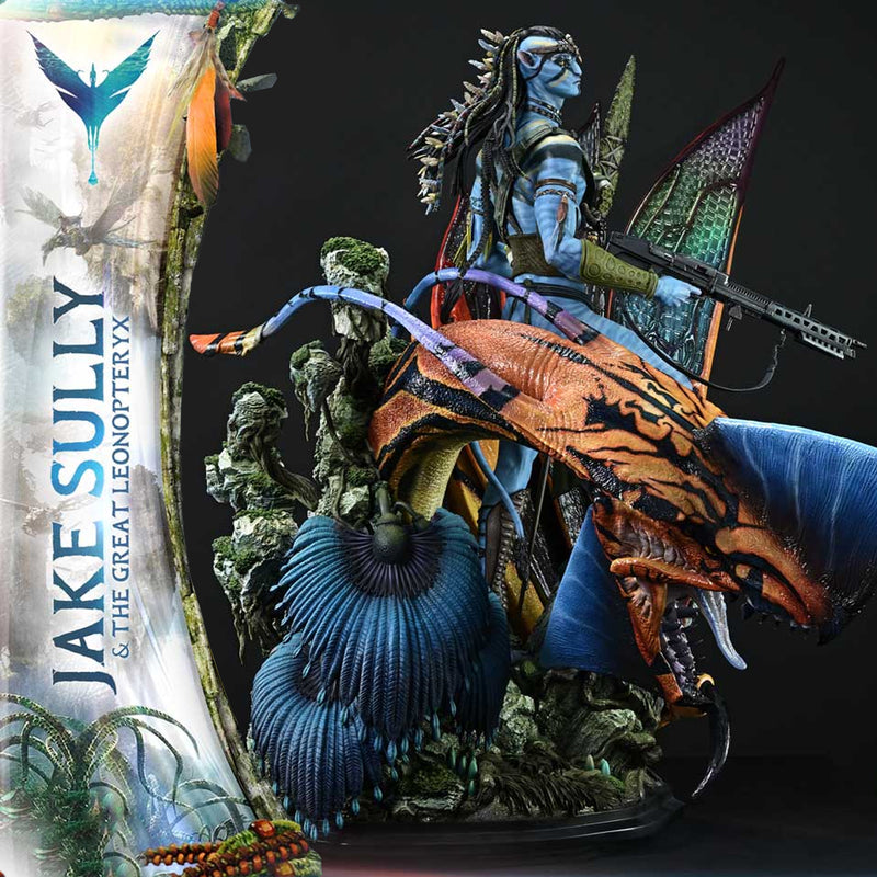 Real Elite Masterline Avatar (Film) Jake Sully & The Great Leonopteryx Avatar Legacy Collection