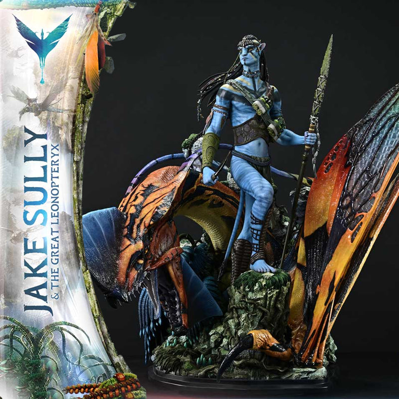 Real Elite Masterline Avatar (Film) Jake Sully & The Great Leonopteryx Avatar Legacy Collection