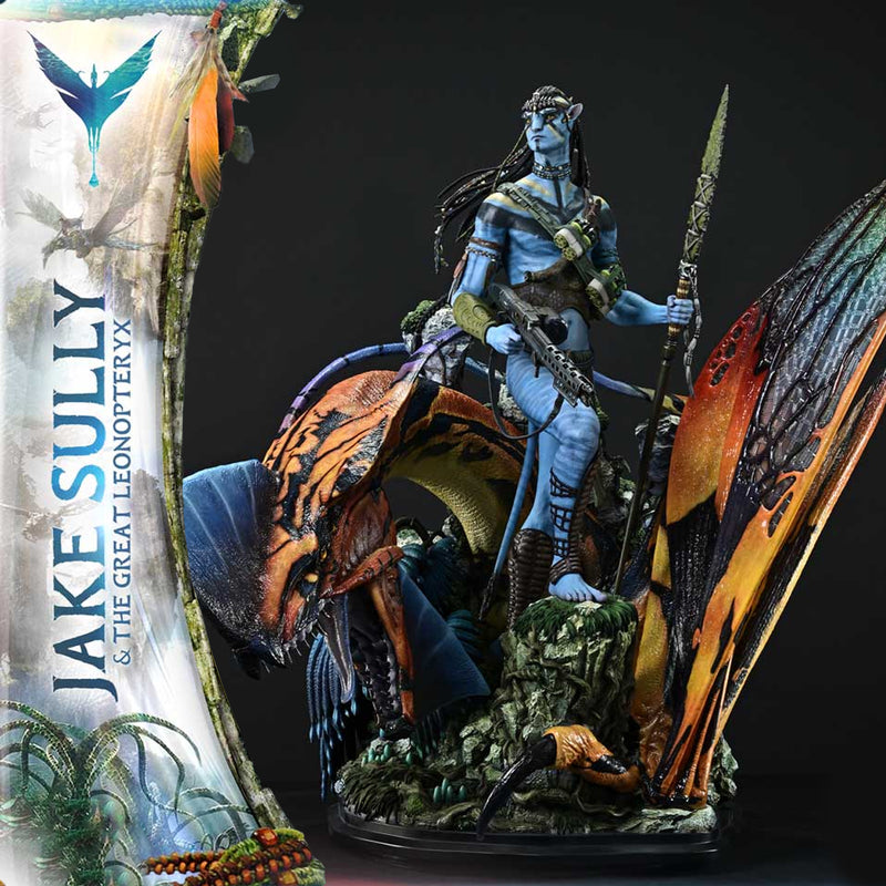 Real Elite Masterline Avatar (Film) Jake Sully & The Great Leonopteryx Avatar Legacy Collection