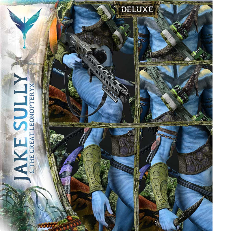 Real Elite Masterline Avatar (Film) Jake Sully & The Great Leonopteryx Avatar Legacy Collection