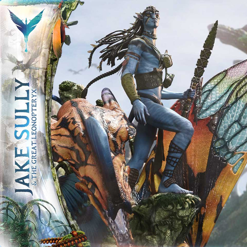 Real Elite Masterline Avatar (Film) Jake Sully & The Great Leonopteryx Avatar Legacy Collection