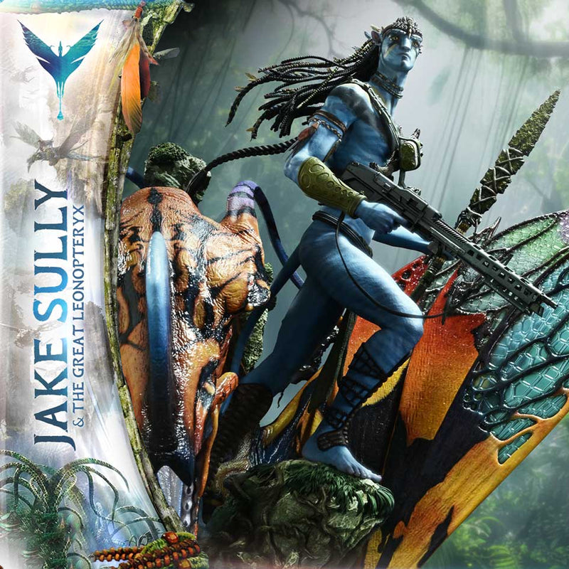 Real Elite Masterline Avatar (Film) Jake Sully & The Great Leonopteryx Avatar Legacy Collection