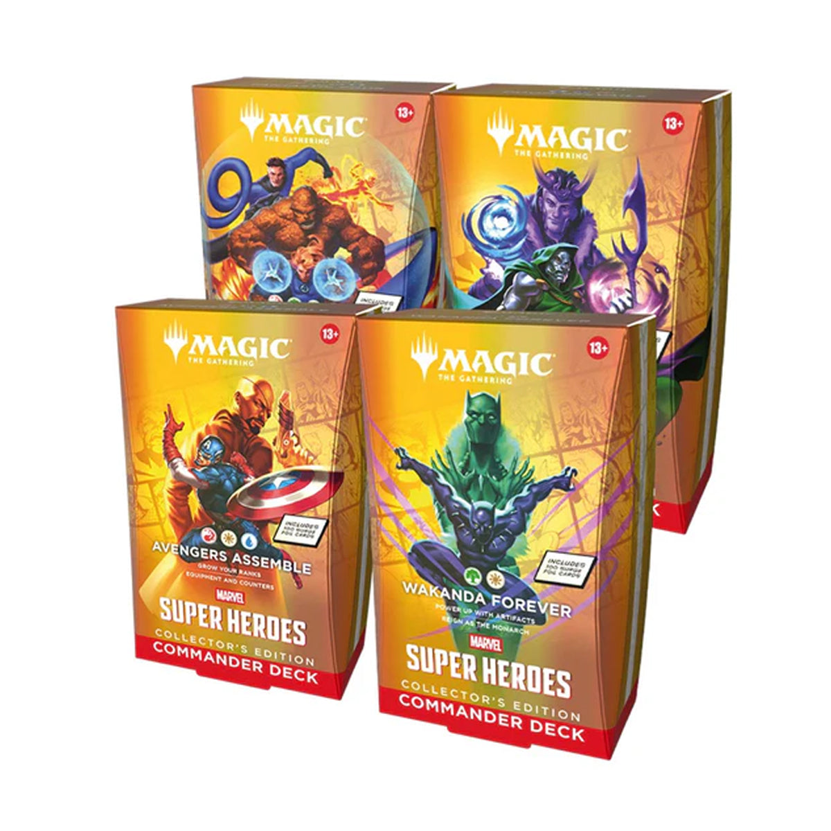 Magic The Gathering Marvel Super Heroes Commander Deck Collector's Edition