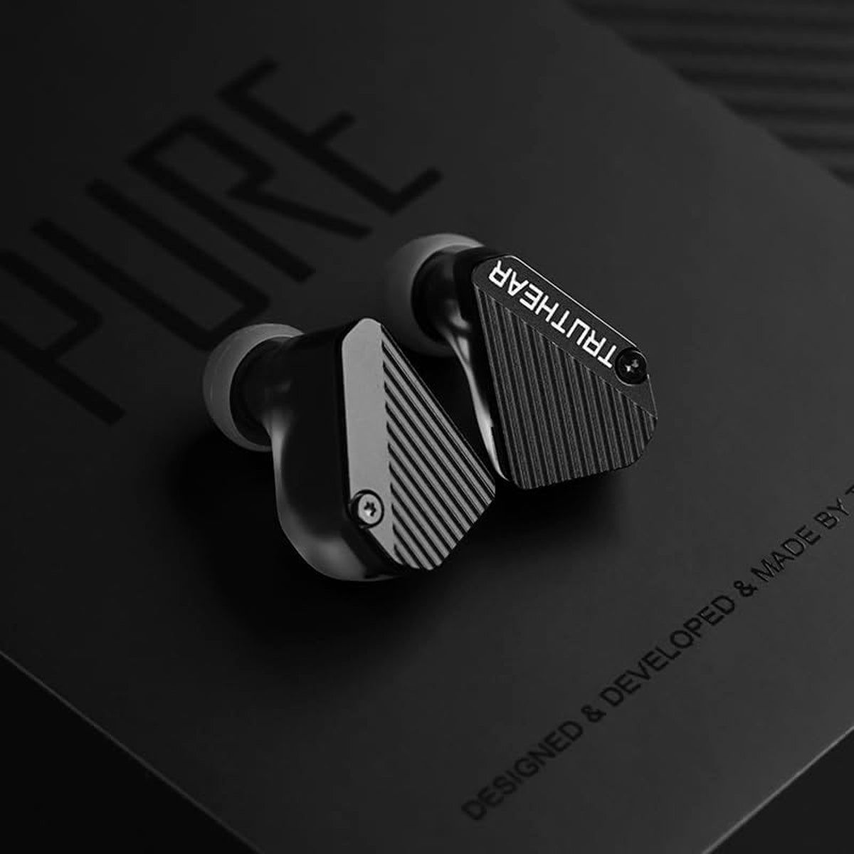Truthear Pure 1DD + 3BA Hybrid In-Ear Monitor with Detachable Cable (Black)