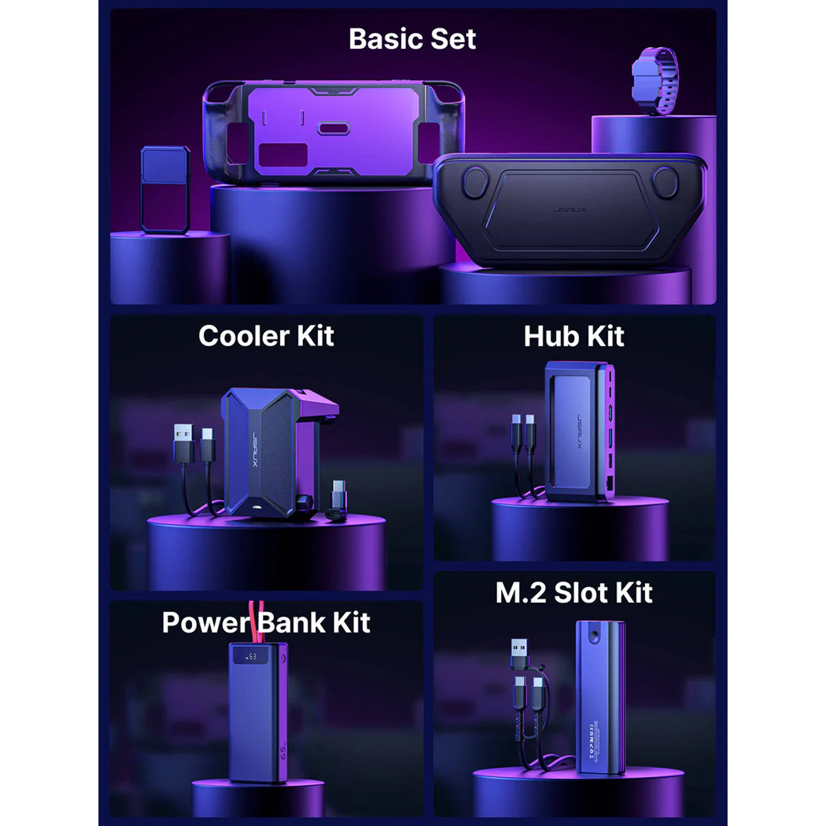 JSAUX ModCase for Steam Deck/ Steam Deck OLED