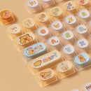 Akko Capybara Pudding Keycap Set MOA Profile 140 Keys