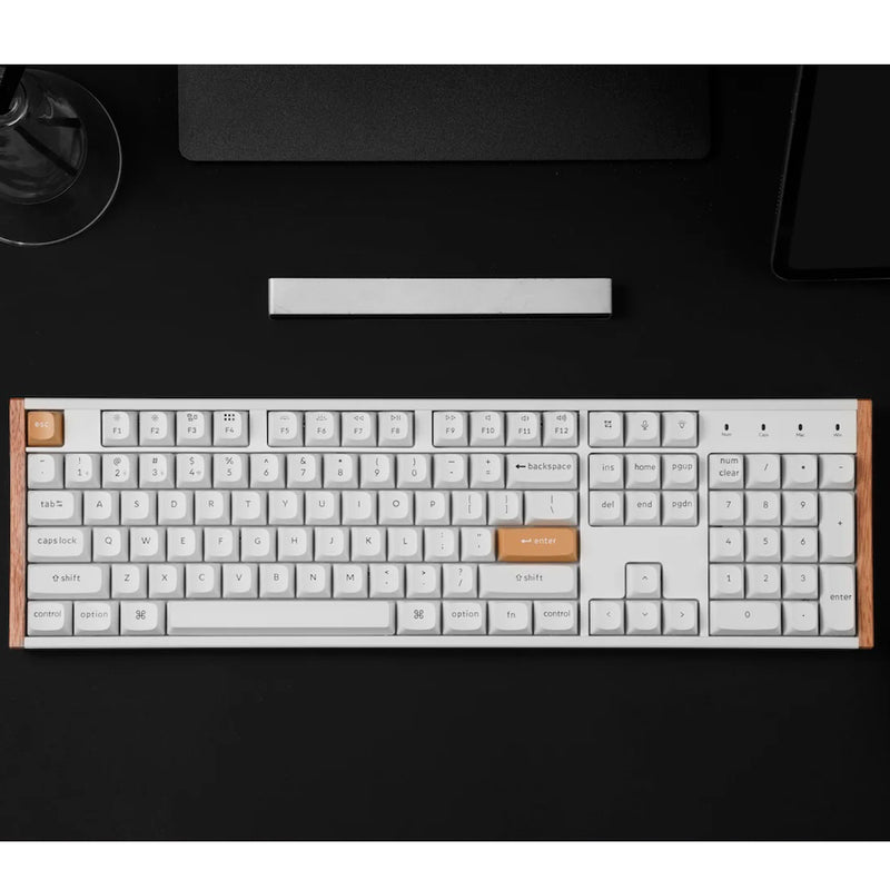 Keychron K10 HE Special Ed. Full Size Wireless Magnetic Switch Custom Keyboard - White