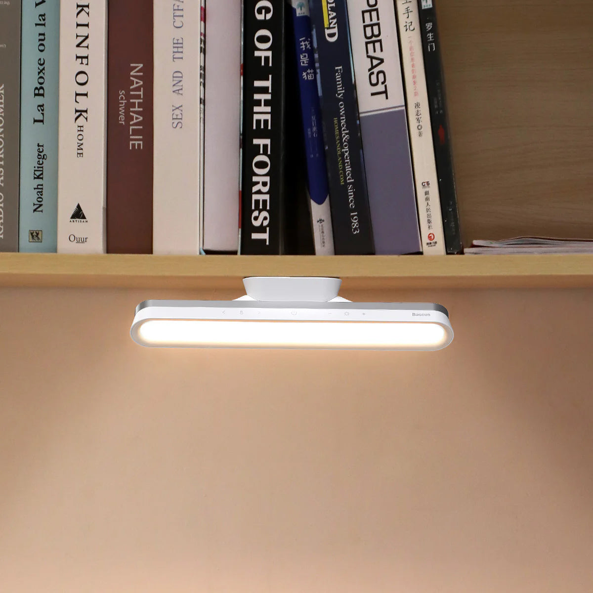 Baseus Magnetic Stepless Dimming Charging Desk Lamp Pro (White) (DGXC-02)