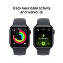 Apple Watch SE 3 GPS 44mm Aluminum Case with Midnight Sport Band M/L (Midnight) (MEHQ4X/A)