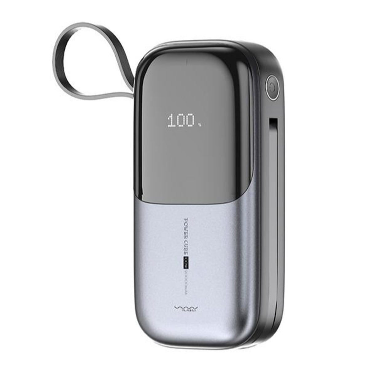 Vyvylabs Power Lite Digital Display Power Bank 20000mAh 65W with C+L Fast Charging Cable