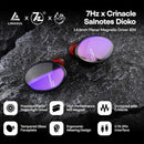 7Hz x Crinacle Salnotes Dioko HiFi 14.6mm Planar Diaphragm Driver with CNC Aviation-Grade Aluminum Case, Detachable 4-Core Litz OCC Copper Cable In-Ear Earphone