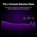 7Hz x Crinacle Salnotes Dioko HiFi 14.6mm Planar Diaphragm Driver with CNC Aviation-Grade Aluminum Case, Detachable 4-Core Litz OCC Copper Cable In-Ear Earphone