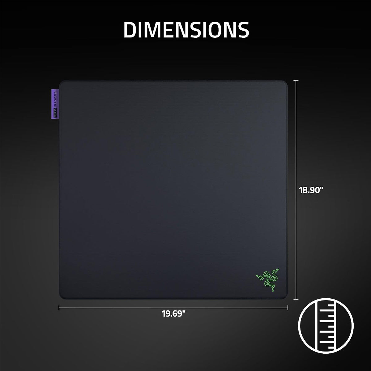 Razer Gigantus V2 Pro Soft Esports Gaming Mouse Mat (Black) (Max Control) (L, XXL, 3XL)