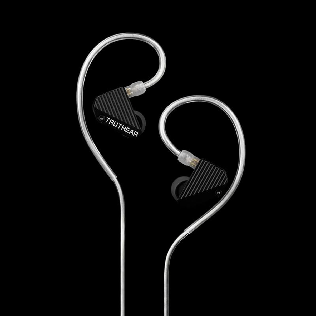 Truthear Pure 1DD + 3BA Hybrid In-Ear Monitor with Detachable Cable (Black)