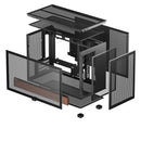 DeepCool CH260 Wood High Airflow Compact M-ATX Wood Grain PC Case