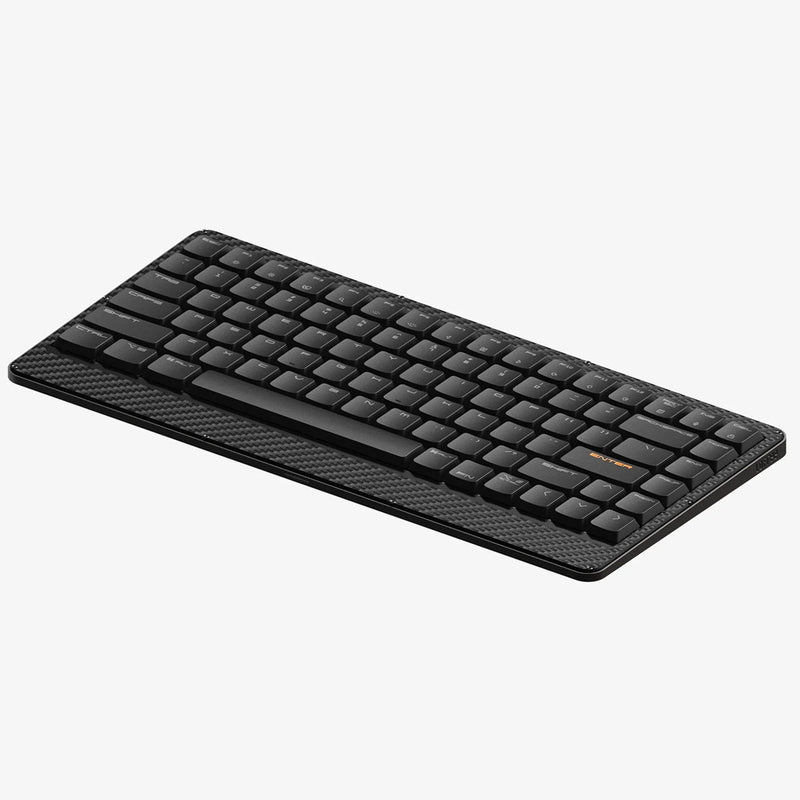 Lofree Edge 84 Key Dual Mode Low Profile Mechanical Keyboard (Black, Silver)