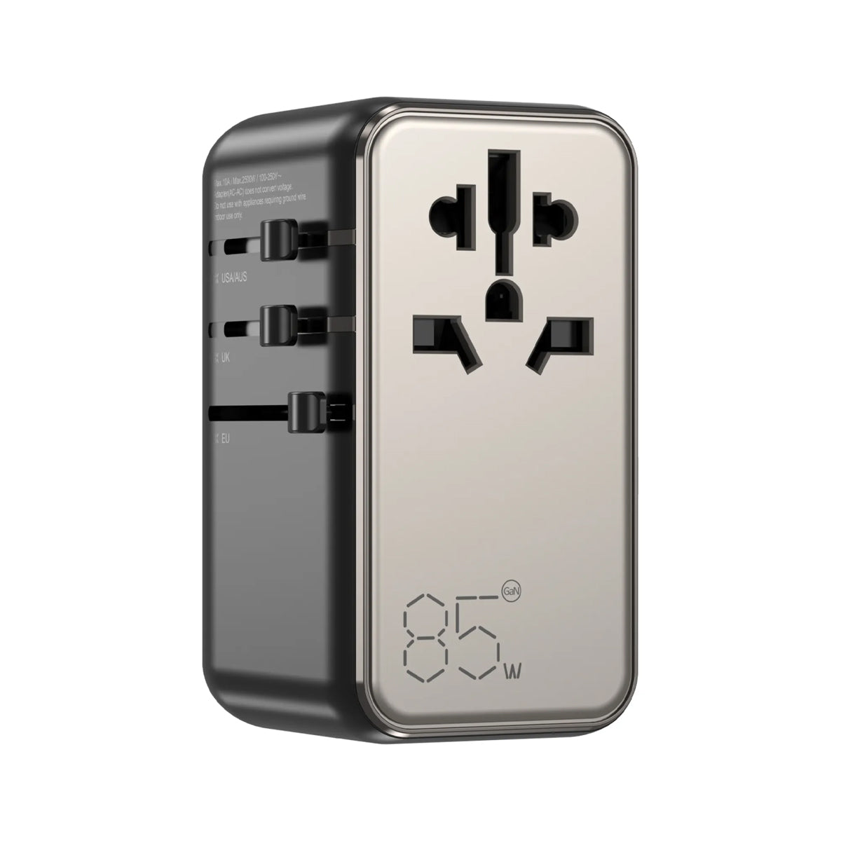 Vyvylabs Explorer Series GaN 4 Ports+AC Fast Charger Travel Adapter 85W A+3C with Type-C Cable