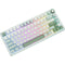 Royal Kludge R75 QMK Single-Mode RGB 81 Keys Hot-Swappable Mechanical Keyboard Sky Cyan