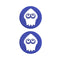 IINE Splatoon Joystick Caps for Nintendo Switch 2 (Yellow/Blue) (L1150)