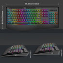 E-Yooso K-787 Tri-Mode RGB 104 Keys Keyboard (Black)