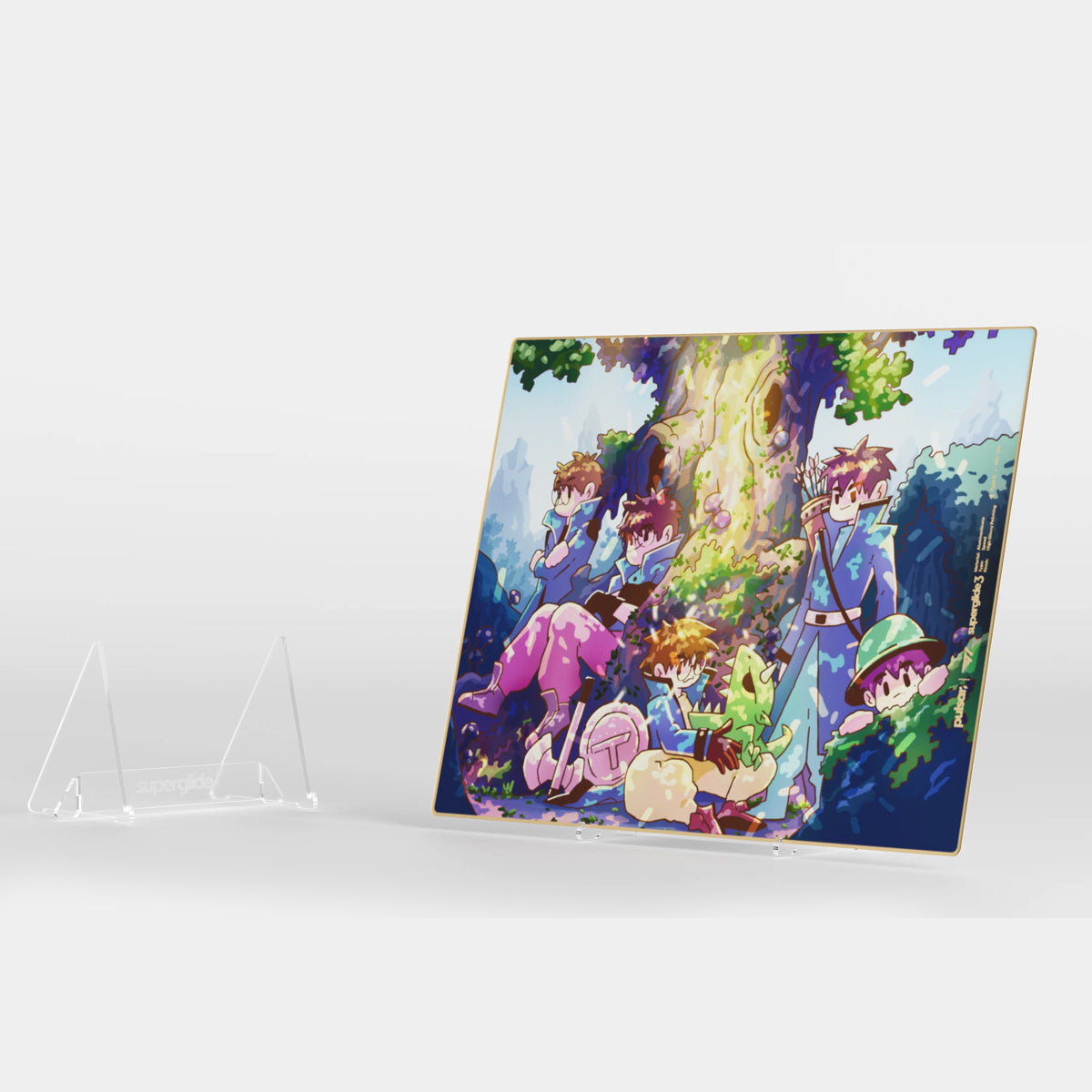 Pulsar Superglide3 Glass Mouse Pad T1 Edition Forest of Dreams