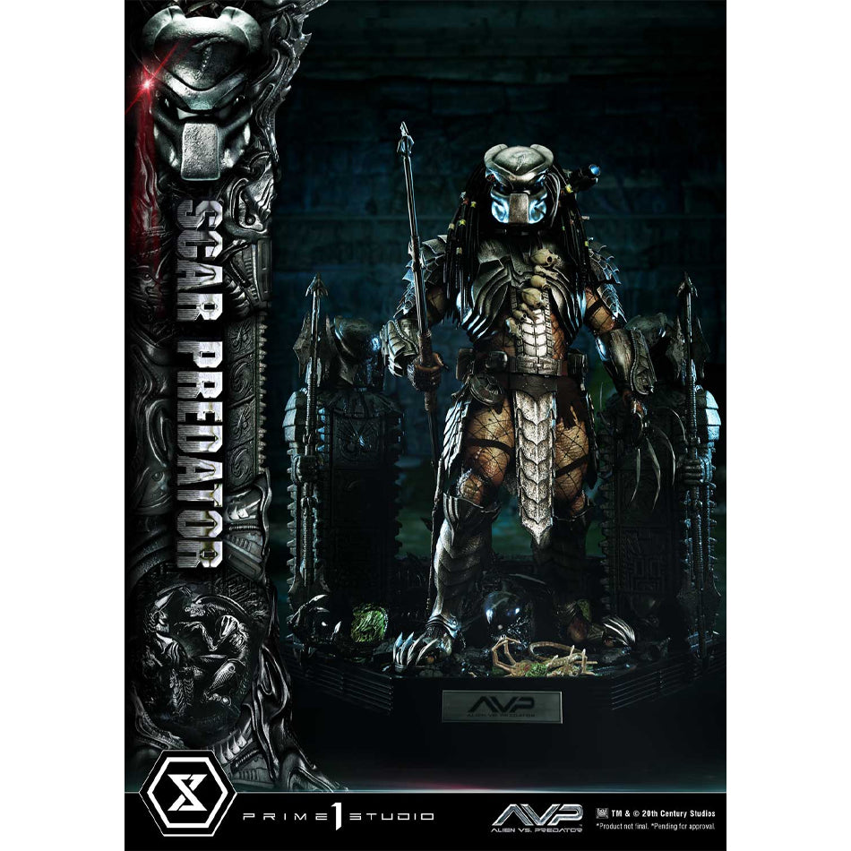 Prime 1 Studio Museum Masterline Alien vs. Predator (Film) Scar Predator DX Bonus Version (MMPR-04DXS)